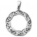 Caim, protection symbol - Silver pendant